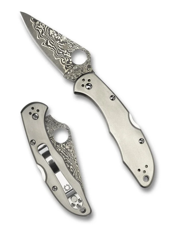 Delica 4 Titanium Damascus
