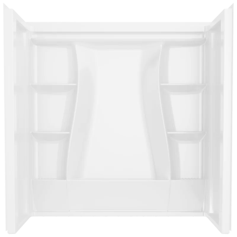 Delta 60"X32" Classic 500 Bathtub Wall In High Gloss White Gloss White