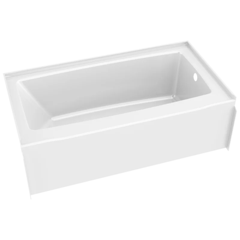 Delta Classic 500 Bathtub 60"X32" Right Drain In High Gloss White Gloss White