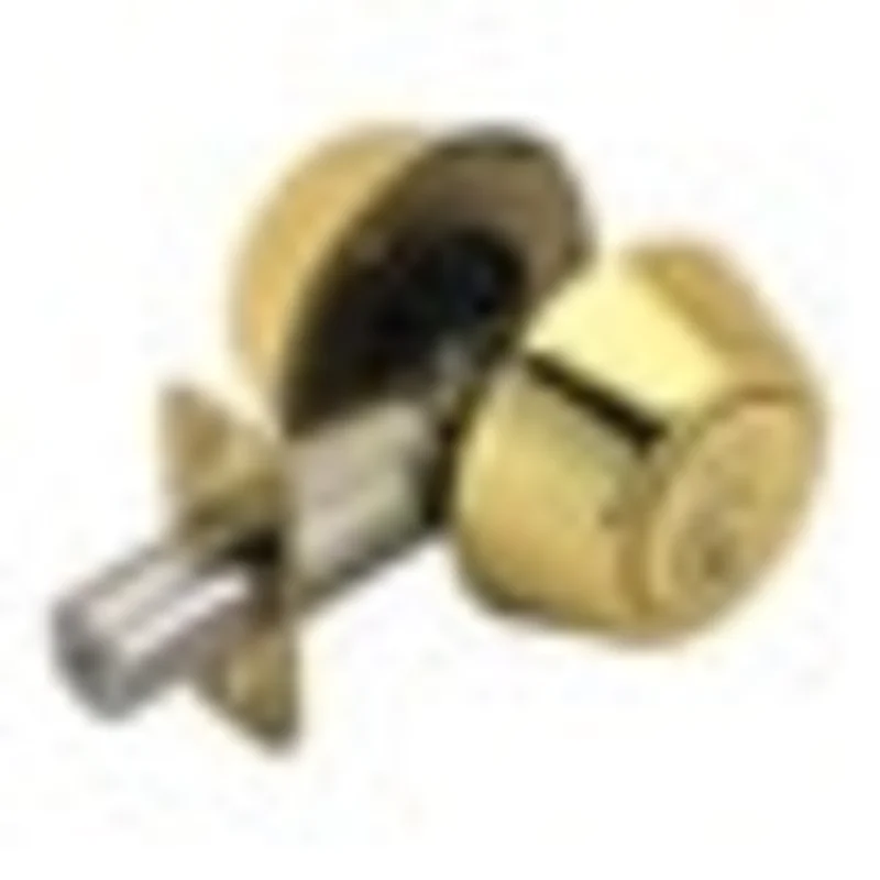 Design House  Double Cylinder Deadbolt in Polished Brass Polished Brass