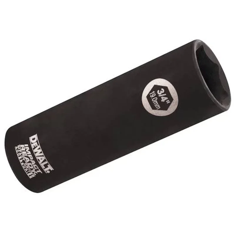 DeWalt 1/2" Drive Sockets IMPACT READY 3/4" 1/2 Drive Deep Socket (6 Point)