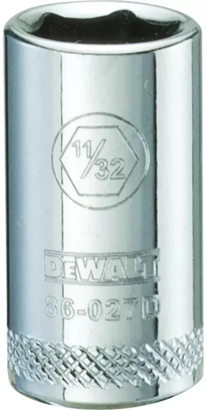 Dewalt 1/4" Drive Standard Length Sockets (6 Point) 11/32-In.