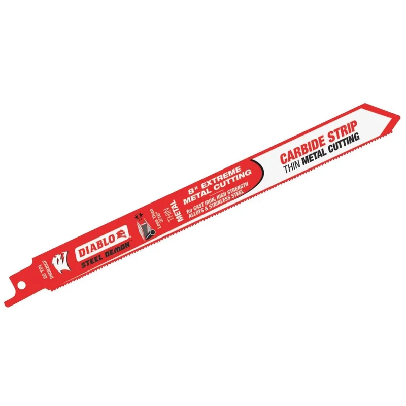 Diablo Steel Demon 8 In. 20 TPI Carbide Thin Metal Reciprocating Saw Blade