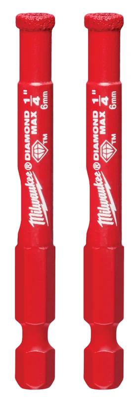 DIAMOND MAX 1/4 in. Diamond Grit Hole Saw 2 PK