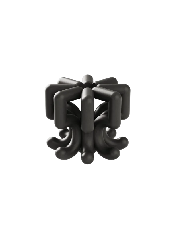 DIGIT FIVE Candlestick Aluminum