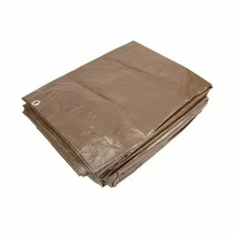 Dize Weathermaster Brown Poly Tarp 20' x 20' Brown