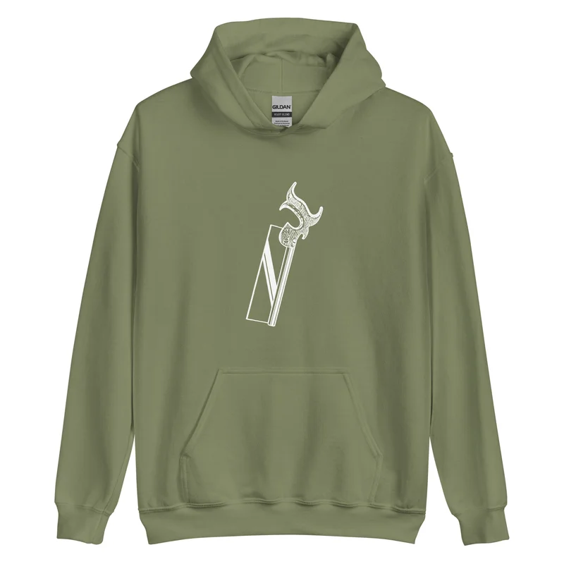 "Dovetail Saw" Unisex Hoodie for Woodworkers (Multiple Colors) Black