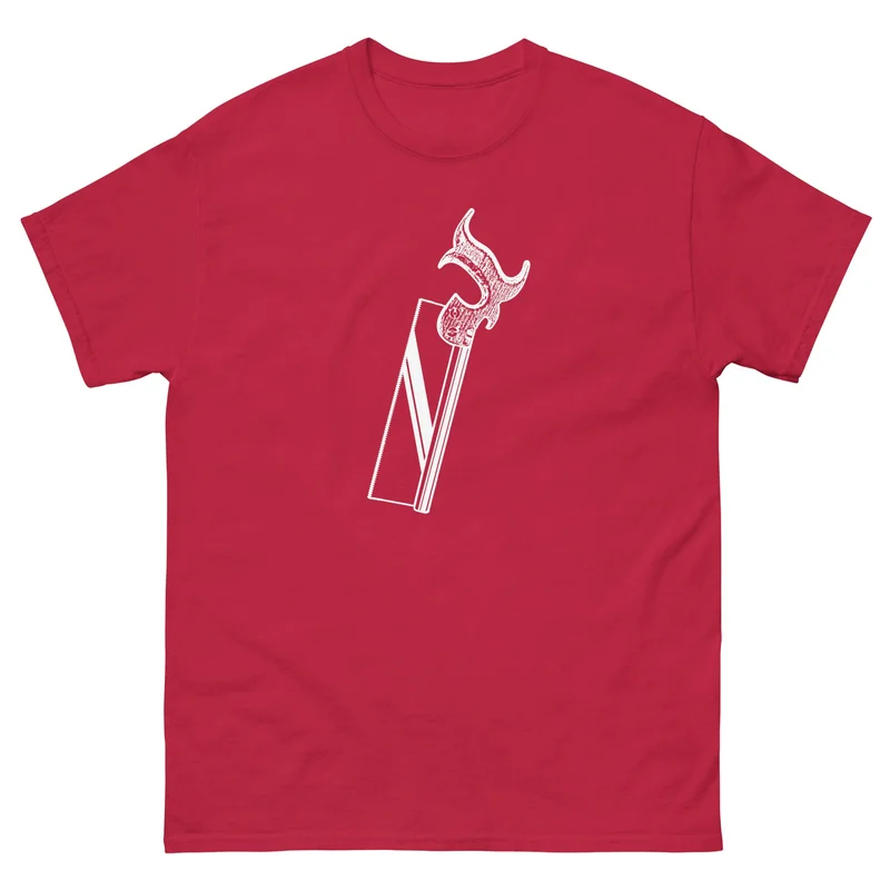 Dovetail Saw Woodworking T-Shirt (Multiple Colors) Black