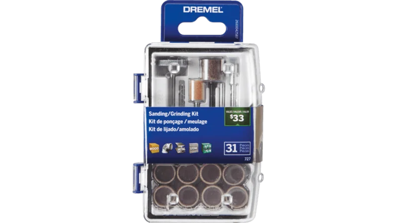 Dremel 727-01 31 Piece Sanding/Grinding Rotary Accessory Micro Kit