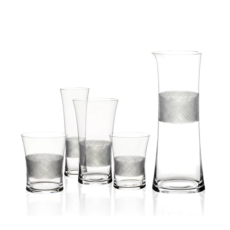 Drinking Set No. 282 - Diamond Cut