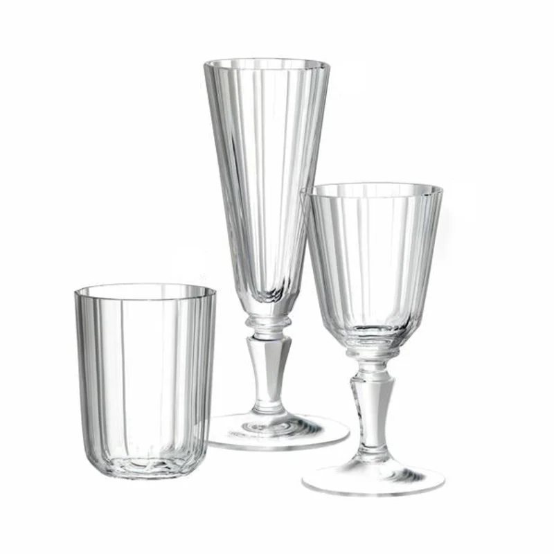 Drinking Set No. 98 - Palais with Simple Facette Cut