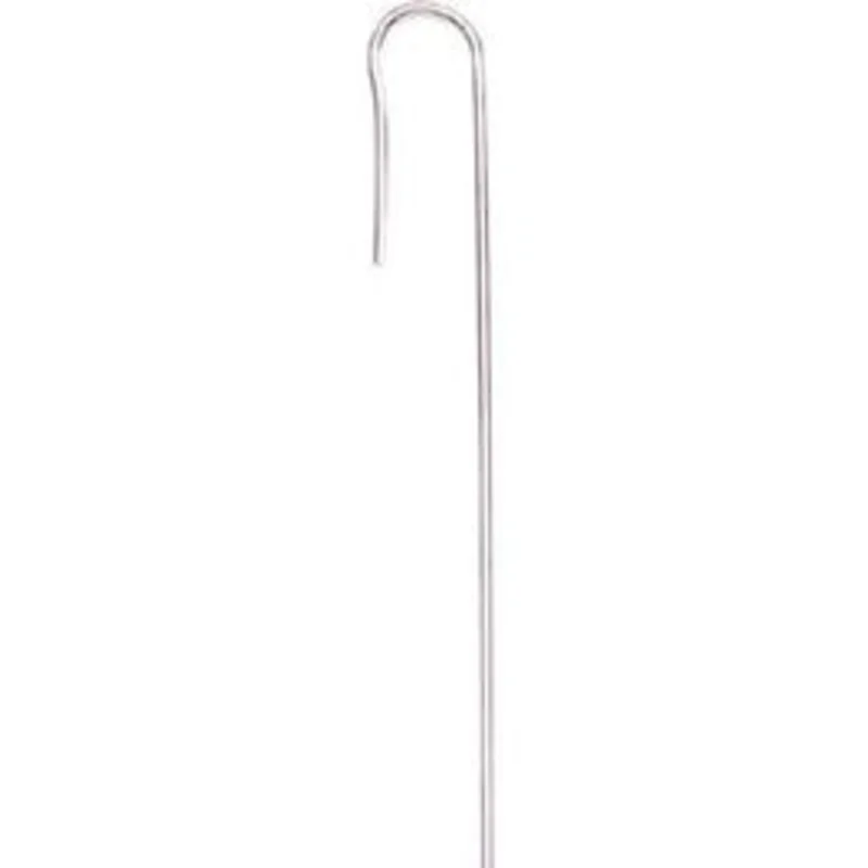 Drip Watering Wire Hook Stake, Galvanized, 8-In., 15-Pk.