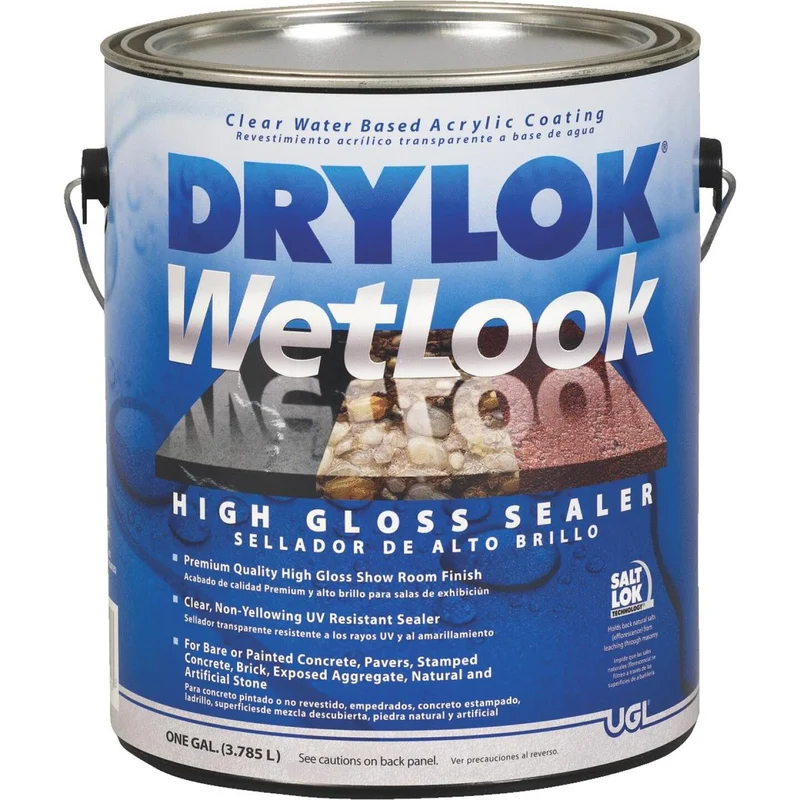 Drylok Wetlook Clear Concrete Sealer, 1 Gal.