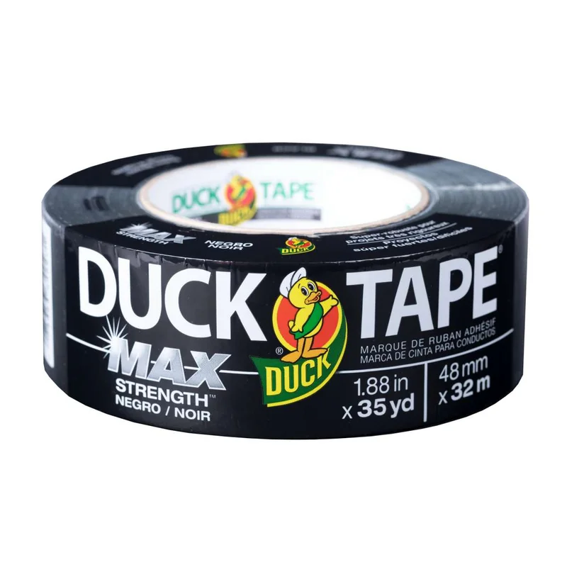 Duck Max Strength Brand Duct Tape - Black, 1.88 in. x 35 yd. Black