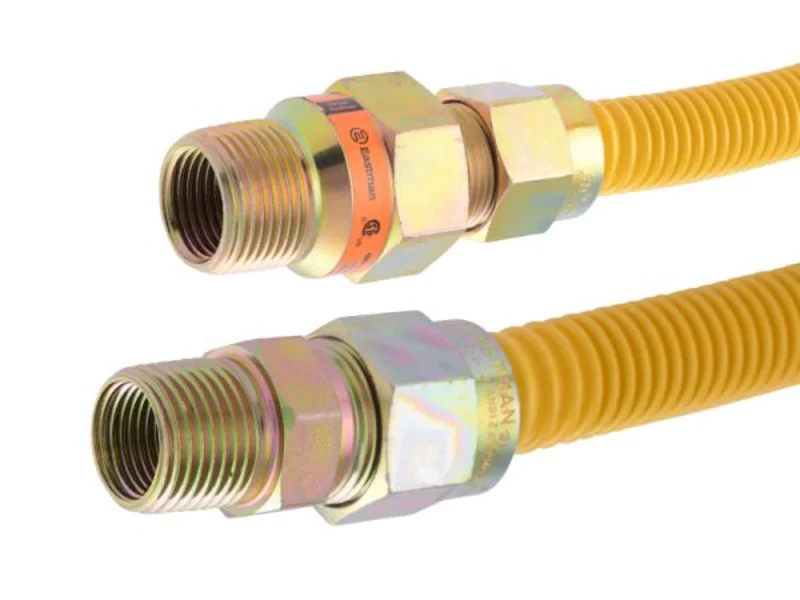 Eastman 5/8 in. OD ArmorBoost EFV Gas Connector - MIP x MIP