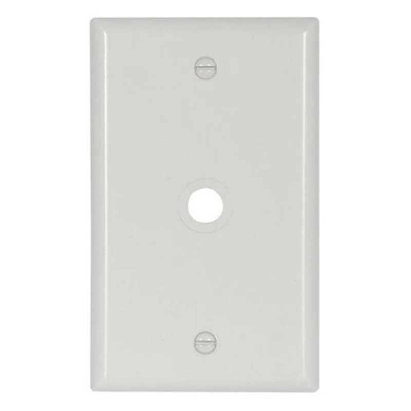 Eaton 5128W-BOX Wall plate 1G W/.375 Hole Nylon