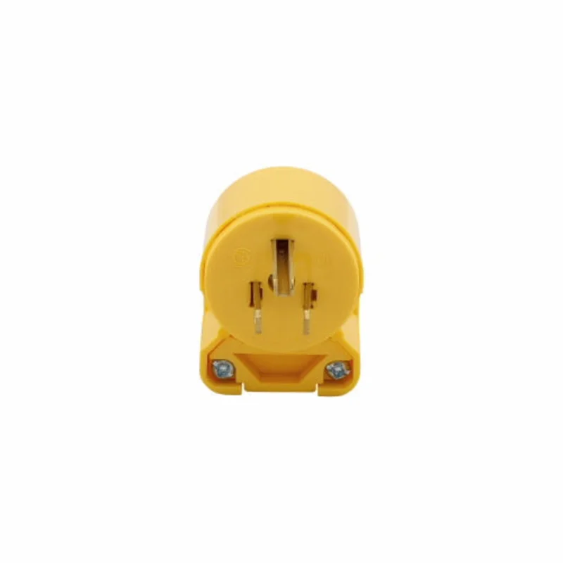 Eaton Cooper Wiring Arrow Hart Straight Blade Plug 15A, 125V Yellow Yellow
