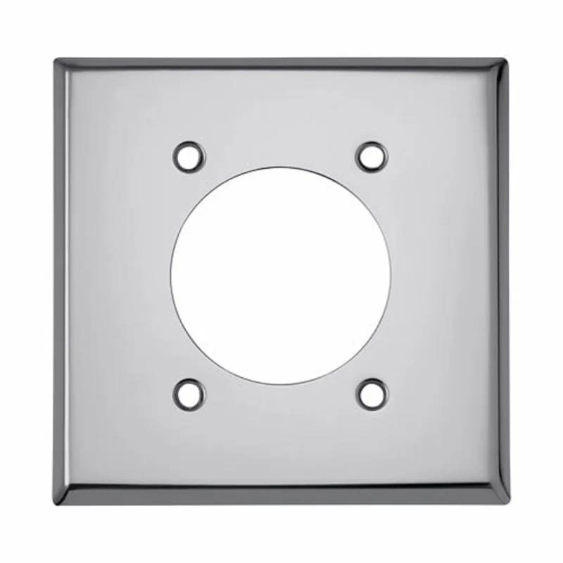 Eaton Cooper Wiring Arrow Hart Wallplate 2.15" Silver Silver