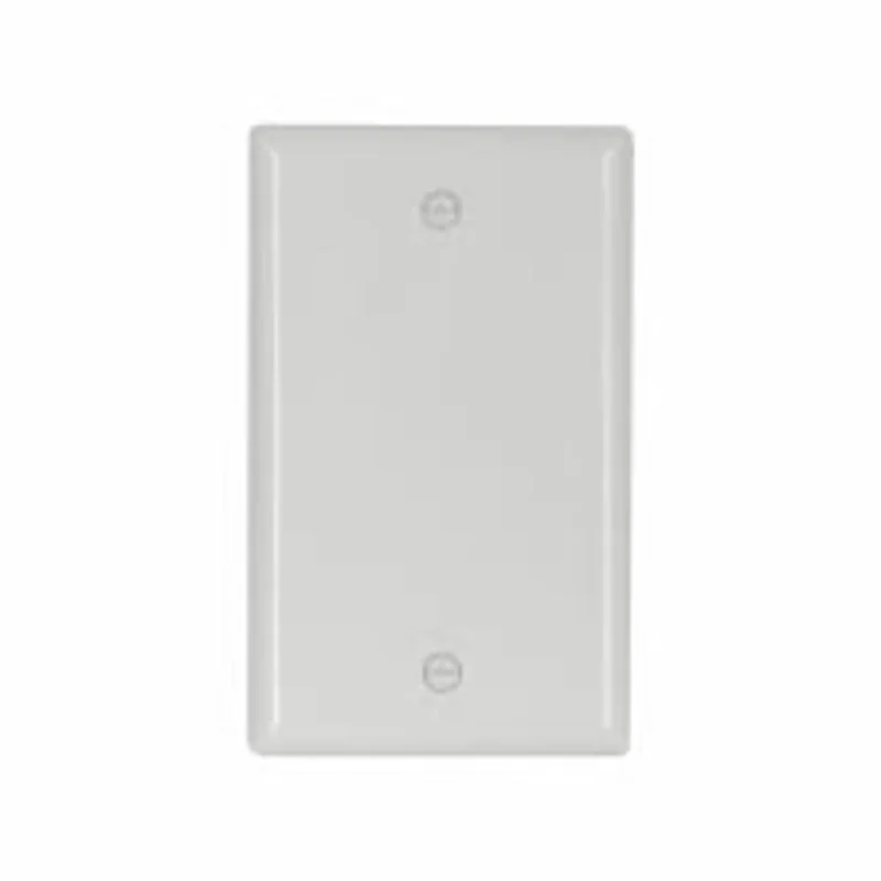 Eaton Cooper Wiring Blank Wallplate, White White