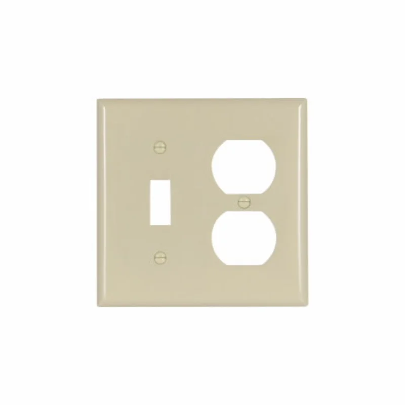 Eaton Cooper Wiring Combination Wallplate, Ivory Ivory