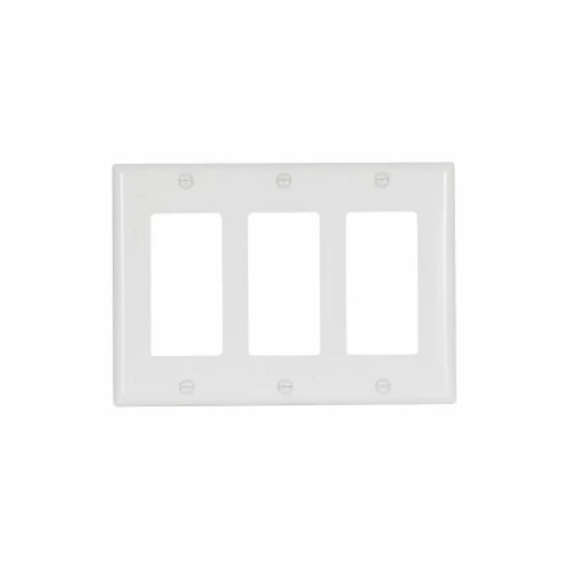 Eaton Cooper Wiring Decorator / GFCI Wallplate, White White