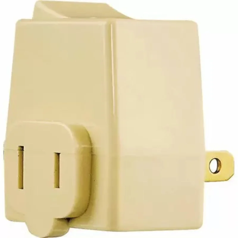 Eaton Cooper Wiring Ivory Plug In Switch, 15 Amp, 120 Volt Ivory