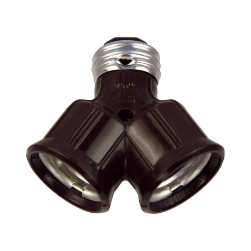 Eaton Cooper Wiring Lampholder Socket Adapter 250V, Brown Brown