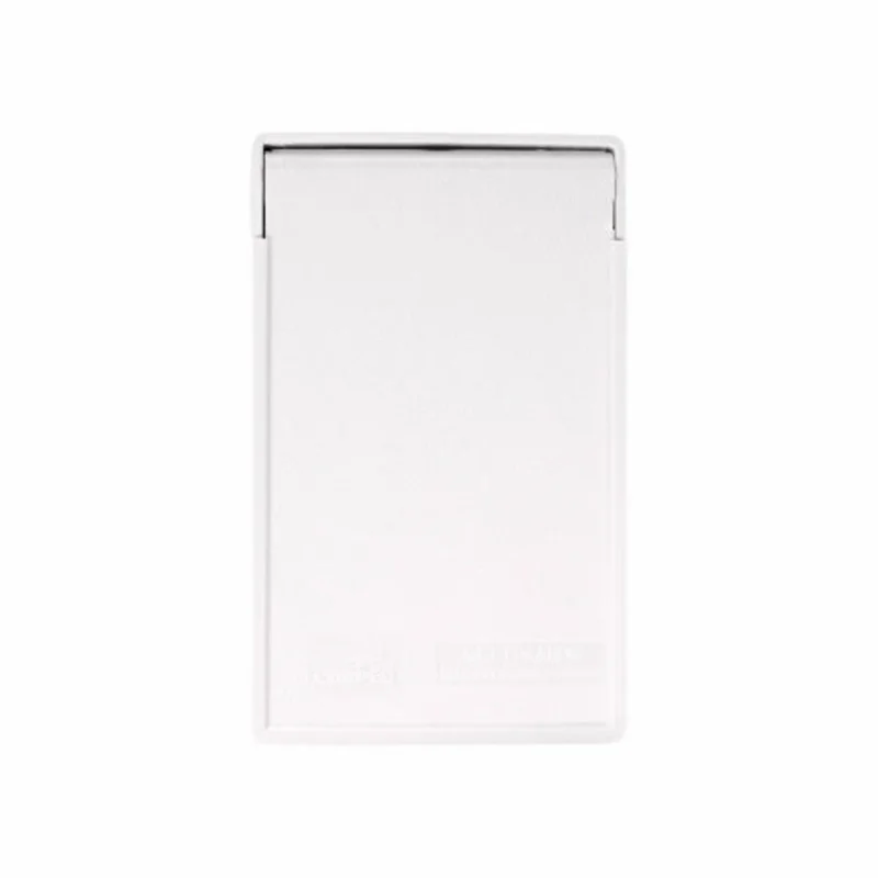 Eaton Cooper Wiring Non-metallic GFCI or Decorator Cover White, Vertical White