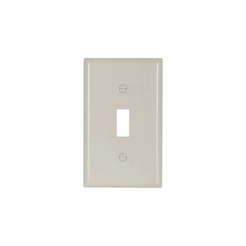 Eaton Cooper Wiring Toggle Wallplate, Lt. Almond 1 Gang Almond