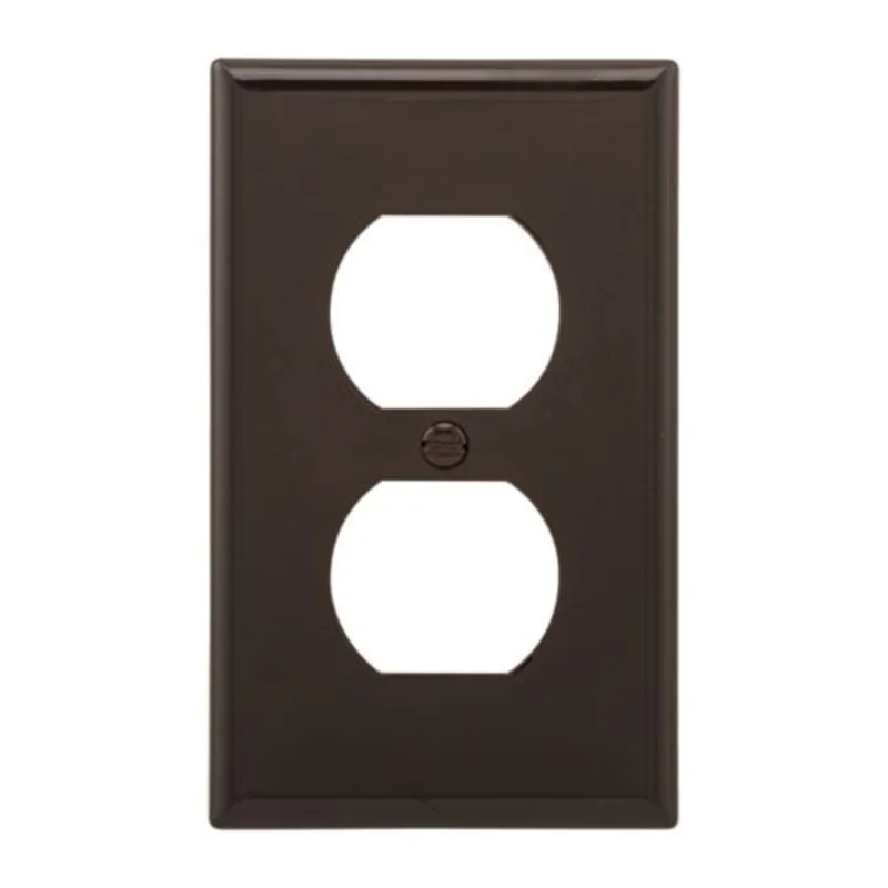 Eaton Duplex Receptacle Wallplate 5132B-BOX Brown