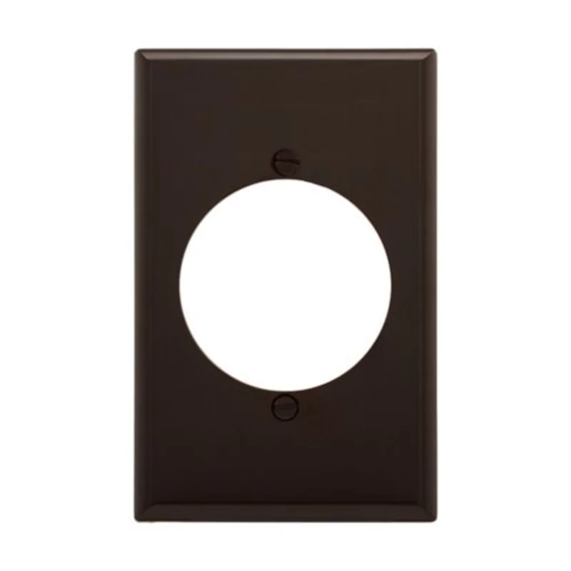 Eaton Power Outlet and Locking Wallplate PJ724B Brown