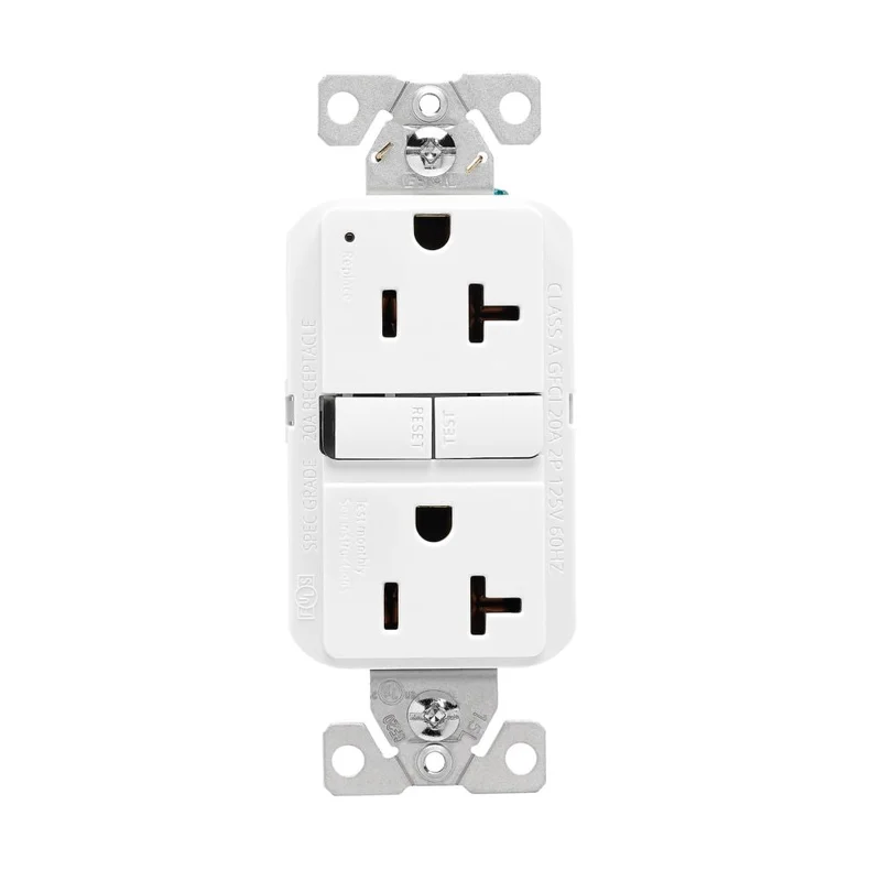 Eaton Slim GFCI Receptacle GF20W