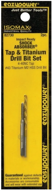 Eazypower 4-40NC Tap and Titanium Drill Set