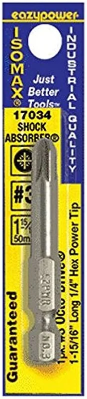 Eazypower Isomax Octo-Drive Power Bit, #3, 1-15/16"
