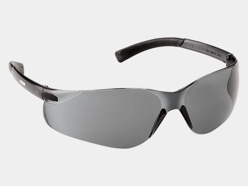 Echo Tech Safety Glasses Black Lens color: Gray