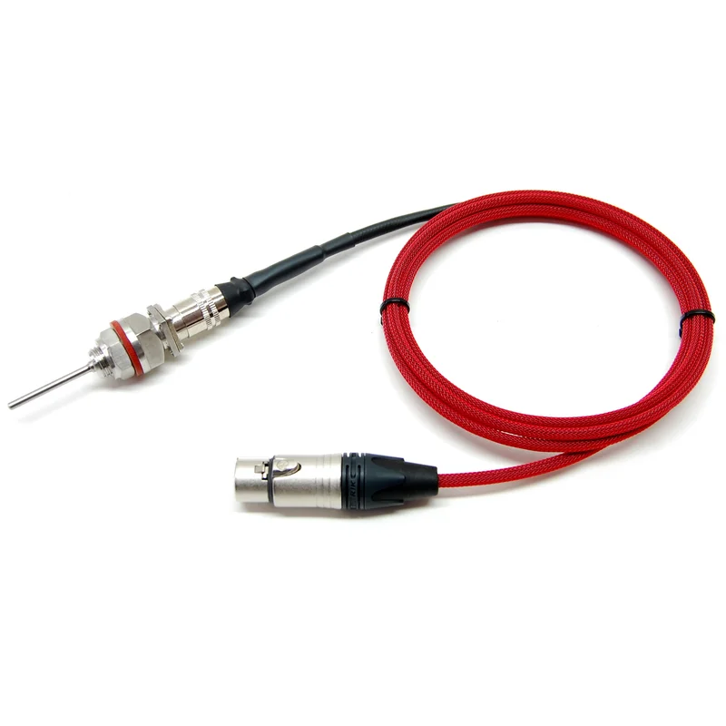 Electric Brewery temperature probe, M14x1.5 Metric, 2" probe length (Pre-Assembled) Blue