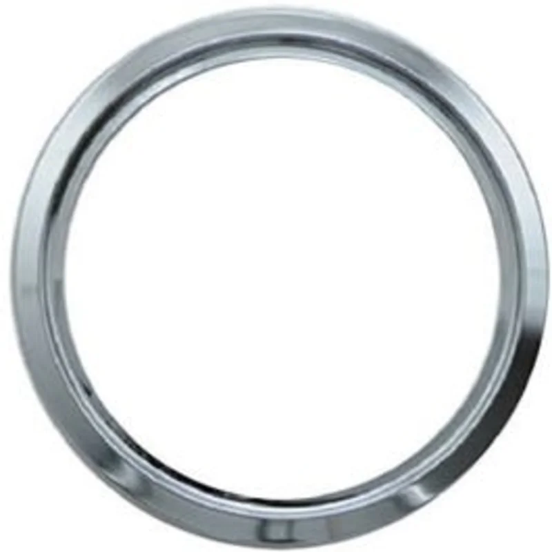 Electric Range Trim Ring, "D" Series Hinged Element, Chrome, 6-In.