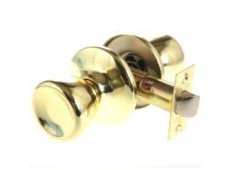 Elite Security Hall & Closet Tulip Lockset Polished Brass