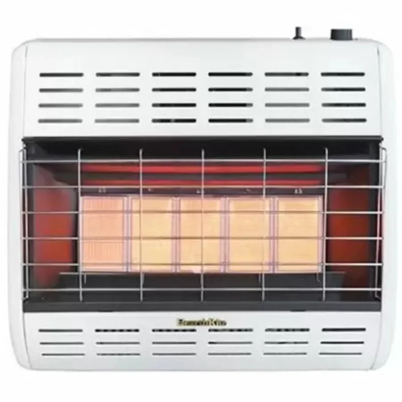 Empire 30000 Btu Natural Gas Thermostat Radiant Vent-Free Heater, White White