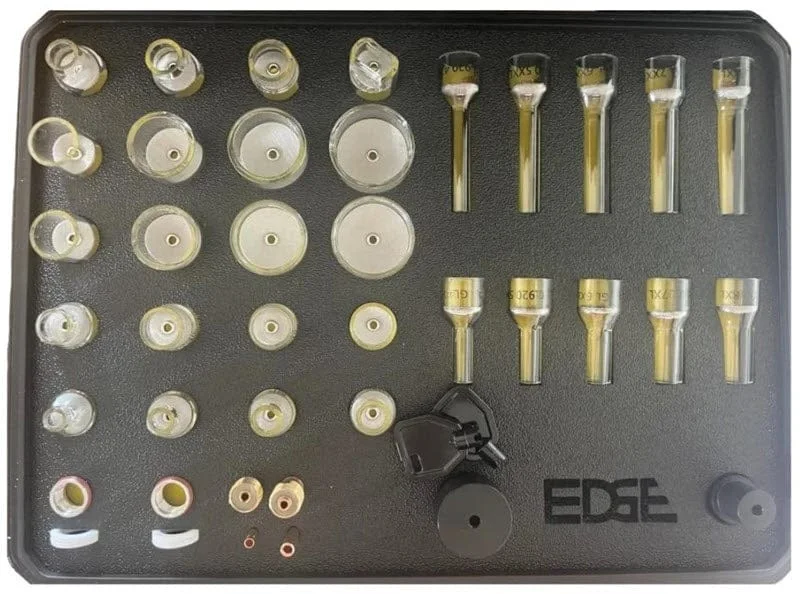 Everlast EDGE Pyrex Gas Lens Elite TIG Kit - 17/18/26 Torches