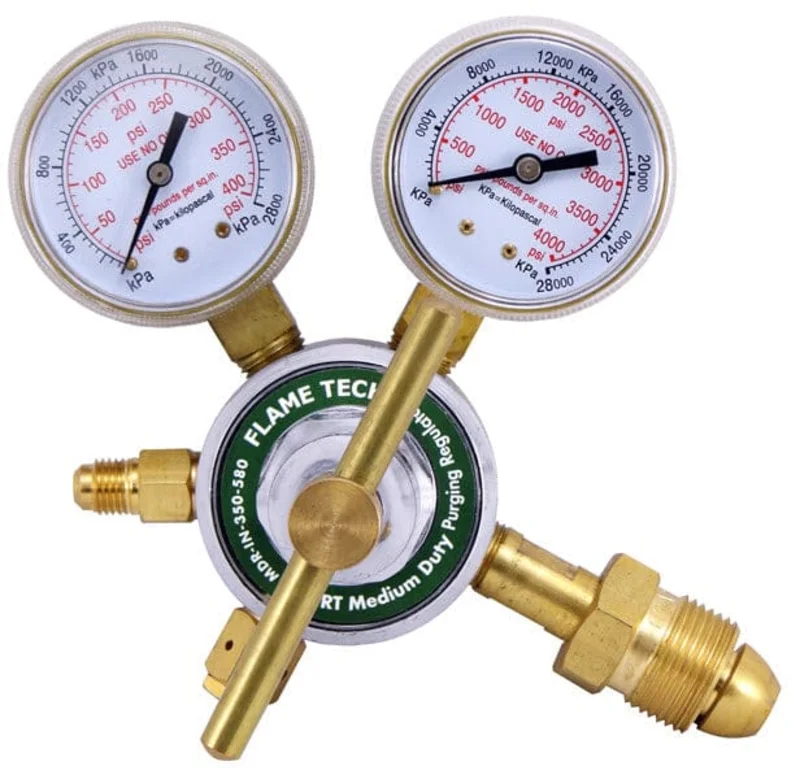 Flame Tech Nitrogen Regulator - Purging/Testing MDR-IN-350-580