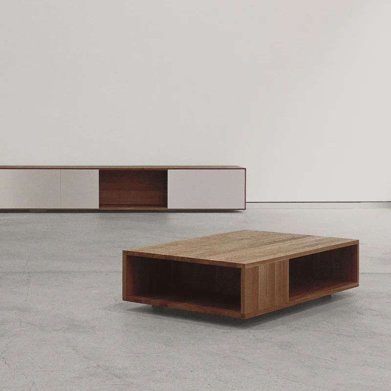 Flat coffee table