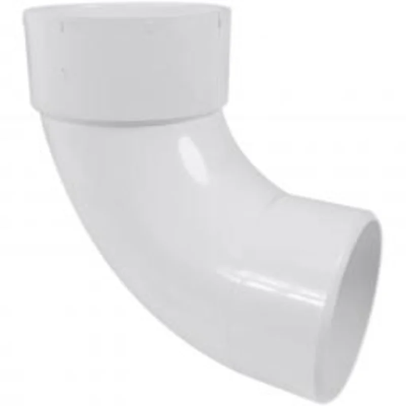 Genova Products PVC Sewer Fittings 90 Sanitary Street Elbow