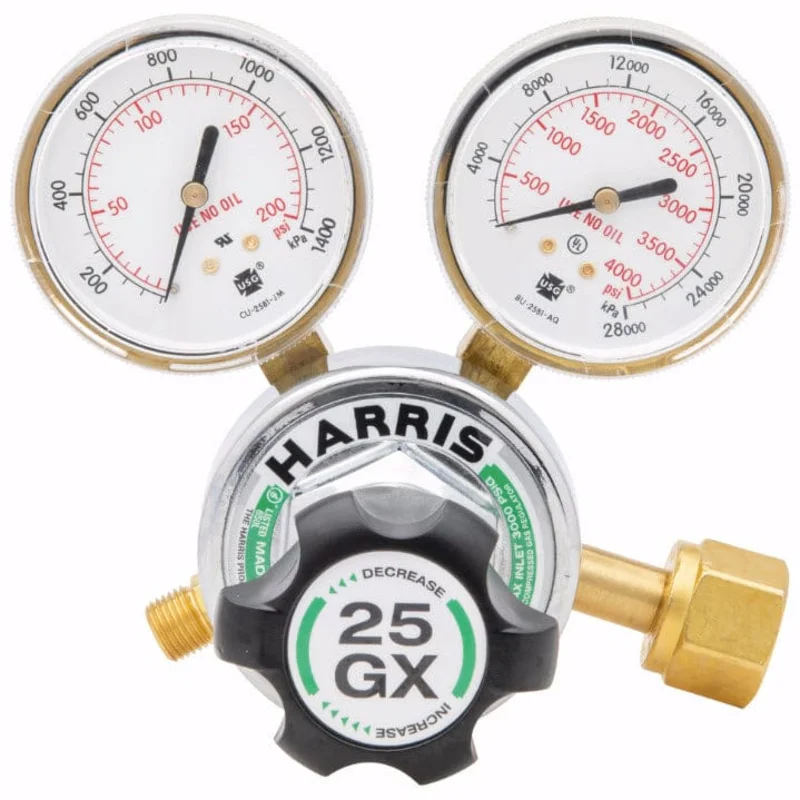 Harris 25GX Oxygen Regulator 25GX-145-540