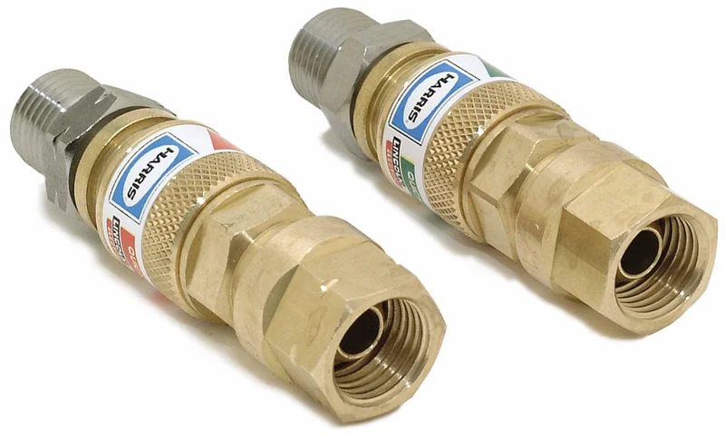 Harris 26-QCR Quick Disconnects w/Check Valves - Regulator to Hose 4301736