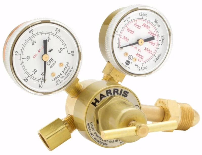 Harris 301 Argon Flowgauge Regulator 301-Ar60-580