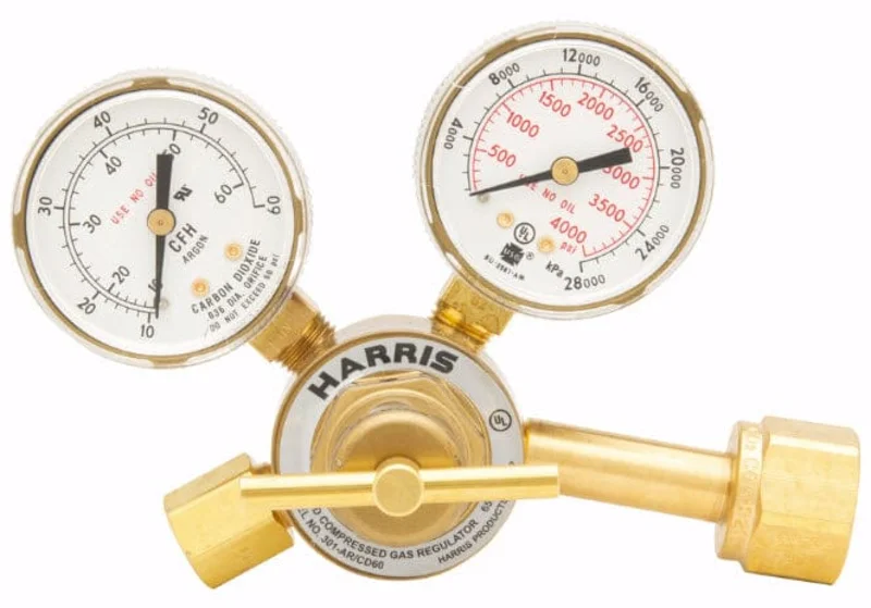 Harris 301 CO2 Flowgauge Regulator 301-CD60-320