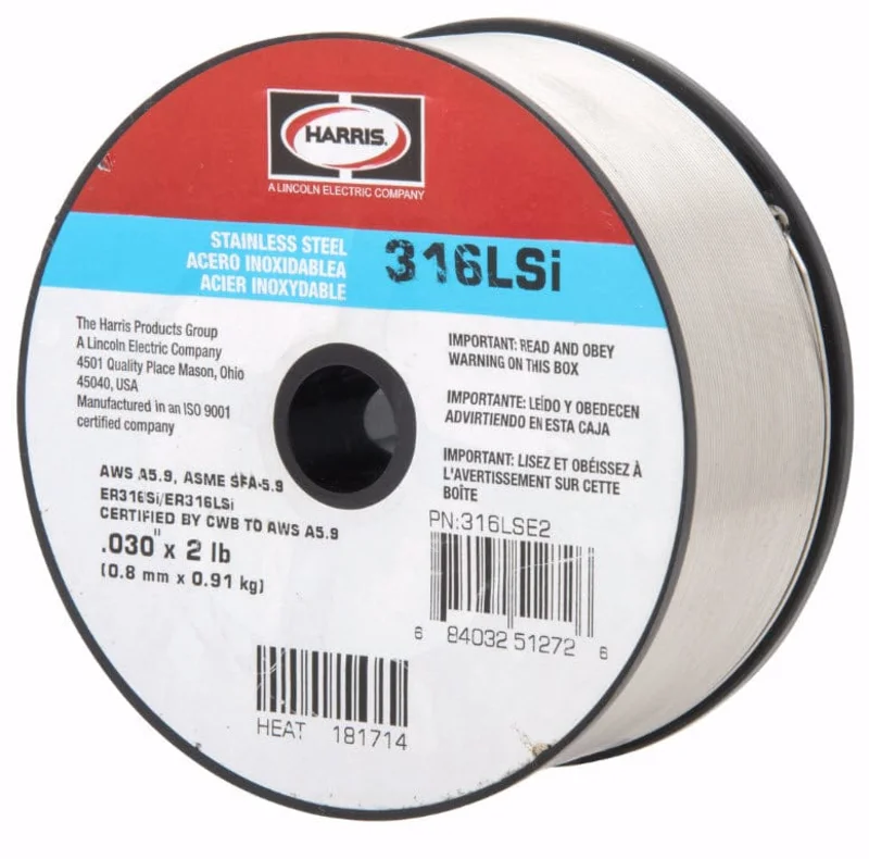 Harris 316L Stainless Steel MIG Welding Wire - 2# Spool