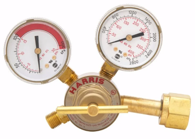 Harris B Tank Acetylene Regulator (CGA 520) 301-15-520B