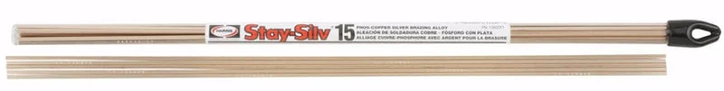 Harris Stay-Silv 15 - 15% Silver Brazing Rod 15620F1